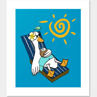 Doo Doo duck Relax Posters and Art